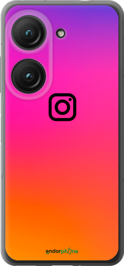 Силиконовый чехол Instagram для Asus Zenfone 9 - 4273u-2842 изображение 