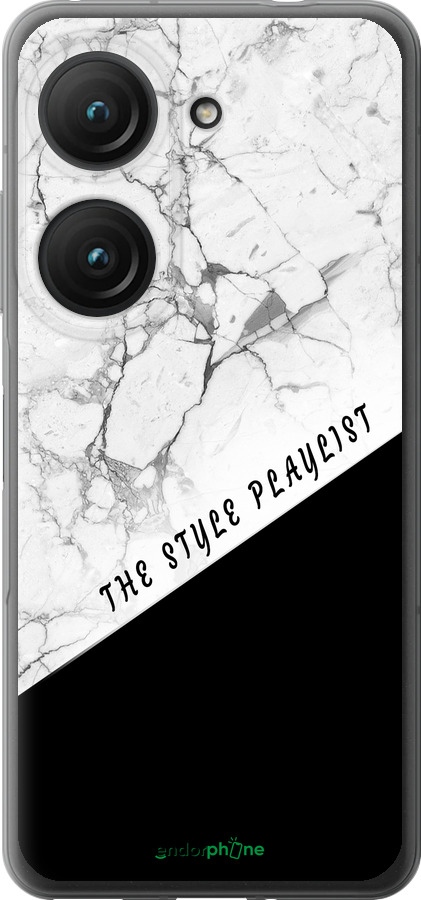 Силиконовый чехол The style playlist для Asus Zenfone 9 - 4308u-2842 изображение 