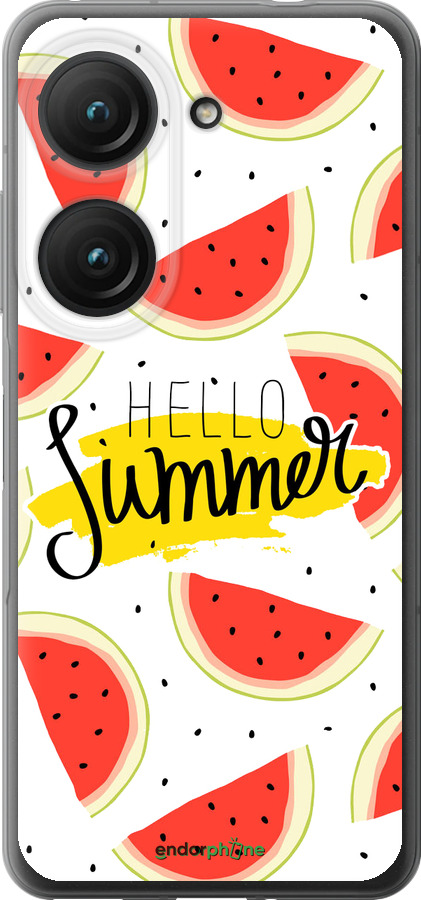 Силиконовый чехол Hello Summer для Asus Zenfone 9 - 4356u-2842 изображение 