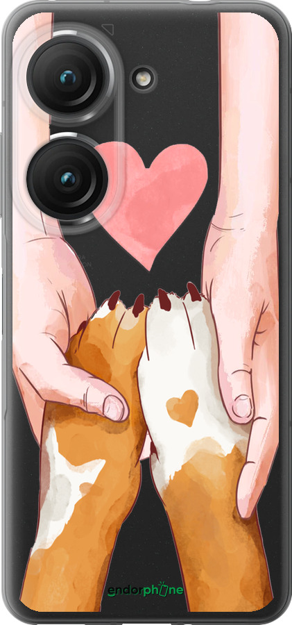 Силиконовый чехол Дружба для Asus Zenfone 9 - 4410u-2842 изображение 