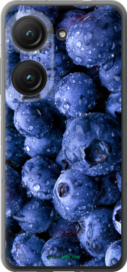 Силиконовый чехол Голубика для Asus Zenfone 9 - 4459u-2842 изображение 