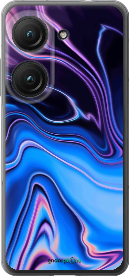 Силиконовый чехол Узор воды для Asus Zenfone 9 - 4491u-2842 изображение 