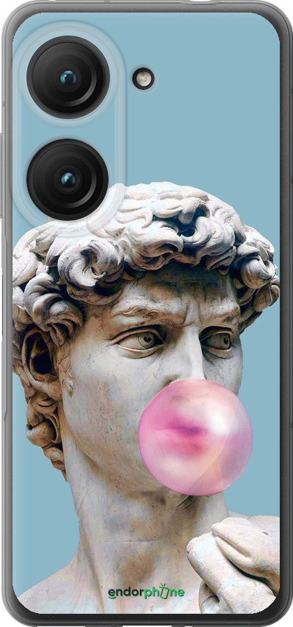 Силиконовый чехол Микеланджело для Asus Zenfone 9 - 4500u-2842 изображение 