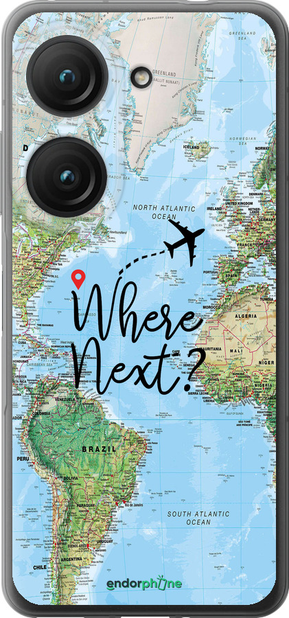 Силиконовый чехол Путешествие для Asus Zenfone 9 - 4503u-2842 изображение 