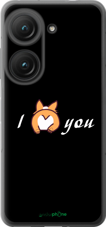 Силиконовый чехол Люблю для Asus Zenfone 9 - 4586u-2842 изображение 