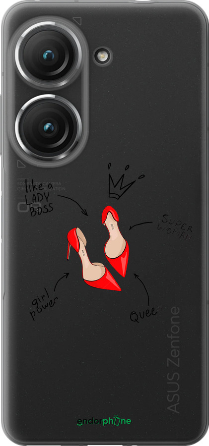 Силиконовый чехол Женщина для Asus Zenfone 9 - 4599u-2842 изображение 