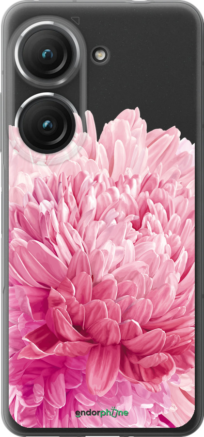 Силиконовый чехол Хризантема для Asus Zenfone 9 - 4666u-2842 изображение 