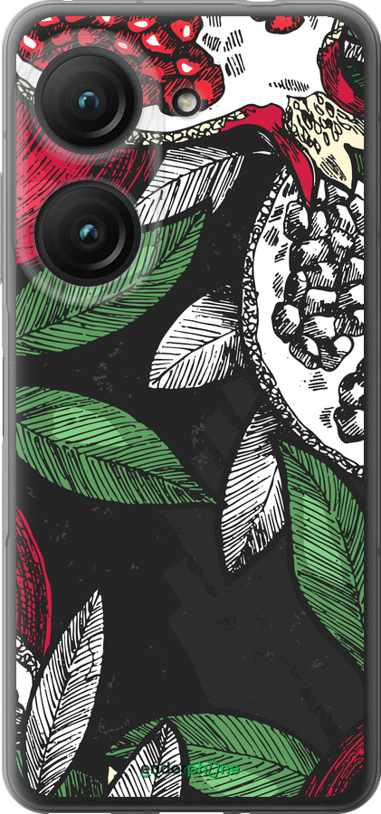 Силиконовый чехол Гранат для Asus Zenfone 9 - 4692u-2842 изображение 