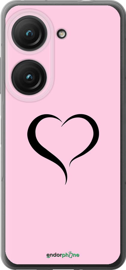 Силіконовий чехол Серце 1 для Asus Zenfone 9 - 4730u-2842 изображение 