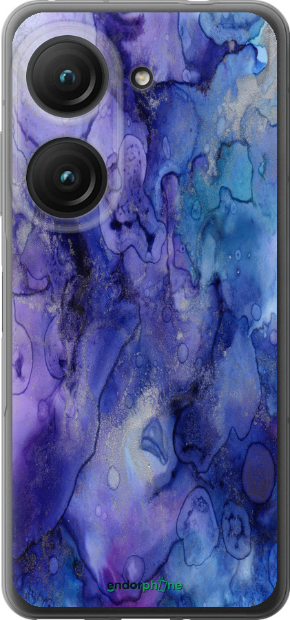 Силиконовый чехол Мрамор 7 для Asus Zenfone 9 - 4802u-2842 изображение 