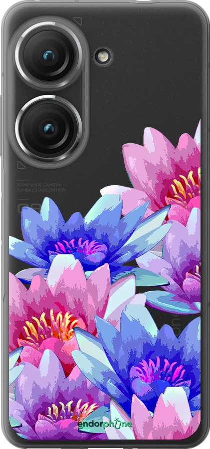 Силиконовый чехол Лотос для Asus Zenfone 9 - 4862u-2842 изображение 