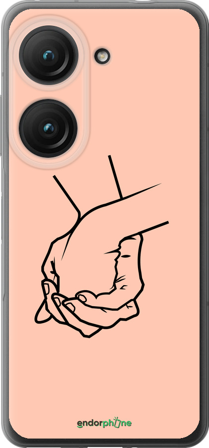 Силиконовый чехол Руки для Asus Zenfone 9 - 4896u-2842 изображение 