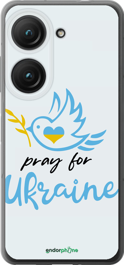 Силиконовый чехол Украина v2 для Asus Zenfone 9 - 5230u-2842 изображение 