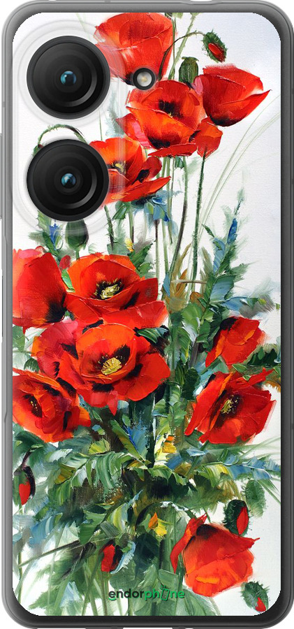 Силиконовый чехол Маки для Asus Zenfone 9 - 523u-2842 изображение 