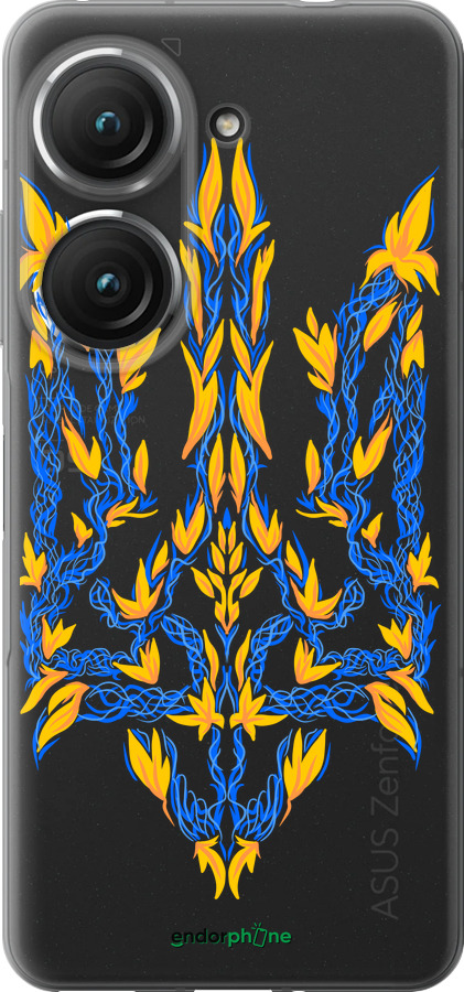Силиконовый чехол Герб Украины v3 для Asus Zenfone 9 - 5313u-2842 изображение 