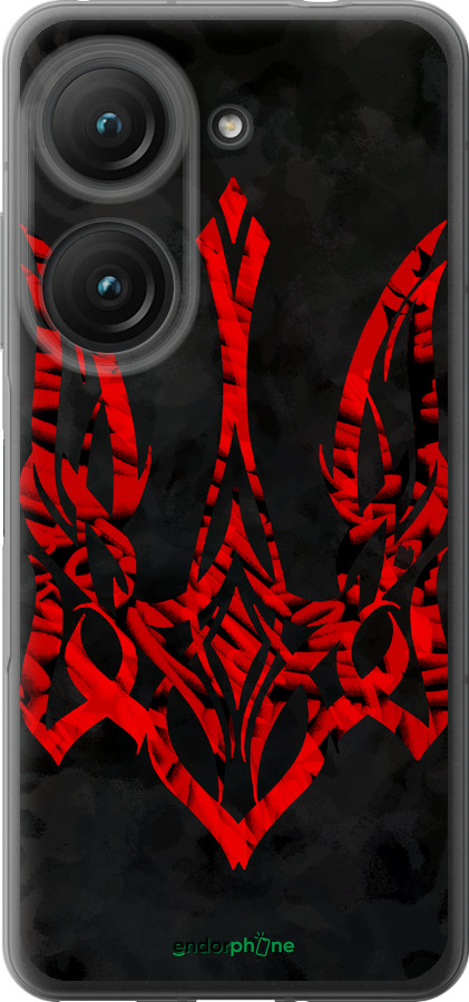 Силиконовый чехол Герб Украины v4 для Asus Zenfone 9 - 5319u-2842 изображение 