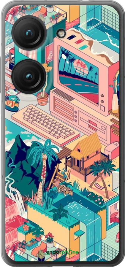 Силиконовый чехол № 5393 для Asus Zenfone 9 - 5393u-2842 изображение 