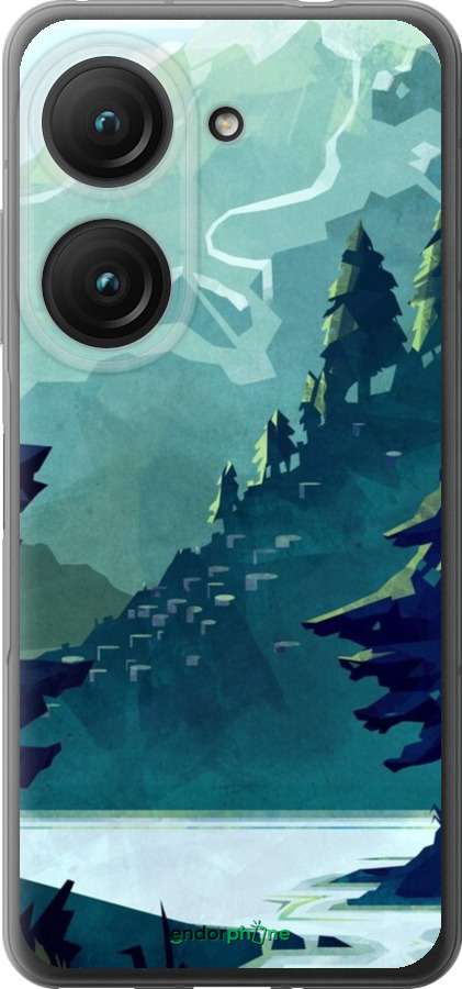 Силиконовый чехол № 5424 для Asus Zenfone 9 - 5424u-2842 изображение 