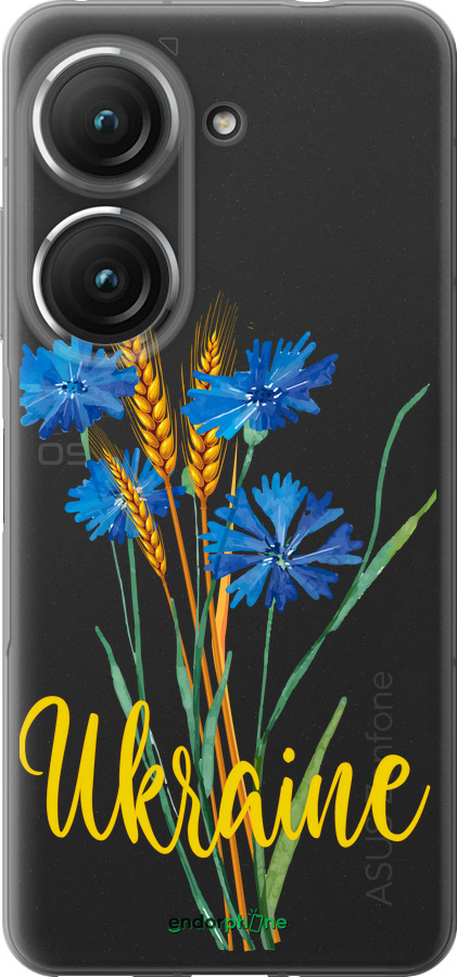 Силіконовий чехол Ukraine v2 для Asus Zenfone 9 - 5445u-2842 изображение 