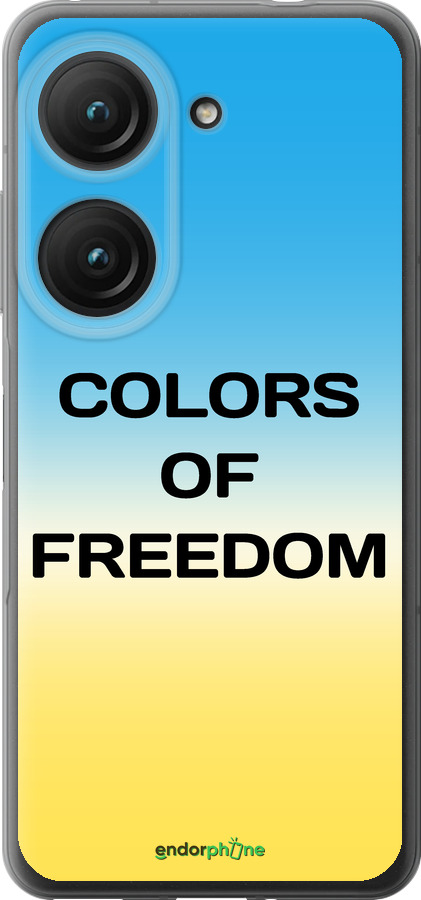 Силіконовий чехол Colors of Freedom для Asus Zenfone 9 - 5453u-2842 изображение 