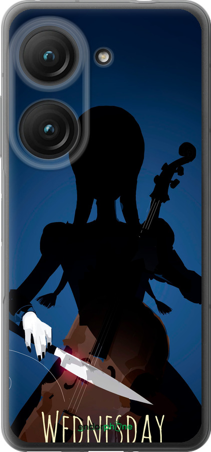 Силиконовый чехол Wednesday для Asus Zenfone 9 - 5515u-2842 изображение 