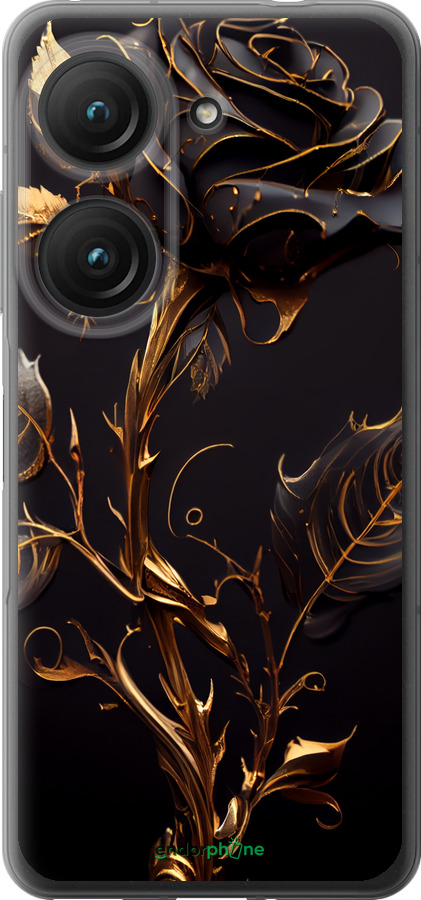 Силіконовий чехол Троянда 3 для Asus Zenfone 9 - 5552u-2842 изображение 