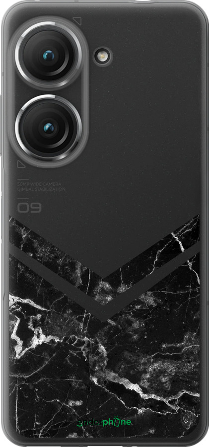 Силиконовый чехол Мраморный шеврон для Asus Zenfone 9 - 5570u-2842 изображение 