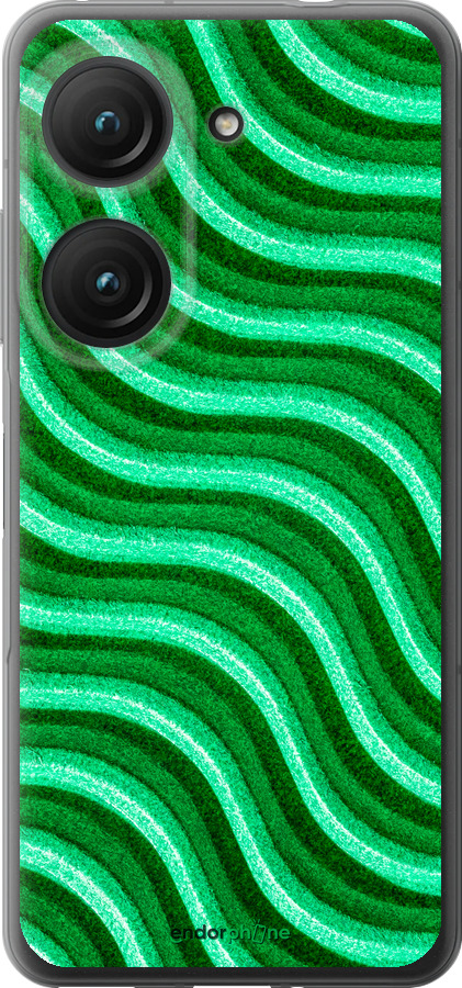 Силиконовый чехол Волнистые линии для Asus Zenfone 9 - 5578u-2842 изображение 