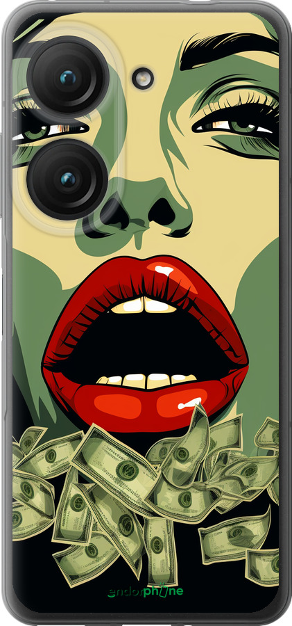 Силиконовый чехол Big money 2 для Asus Zenfone 9 - 5668u-2842 изображение 