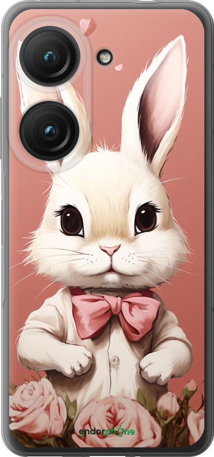 Силиконовый чехол Зайчик для Asus Zenfone 9 - 5669u-2842 изображение 