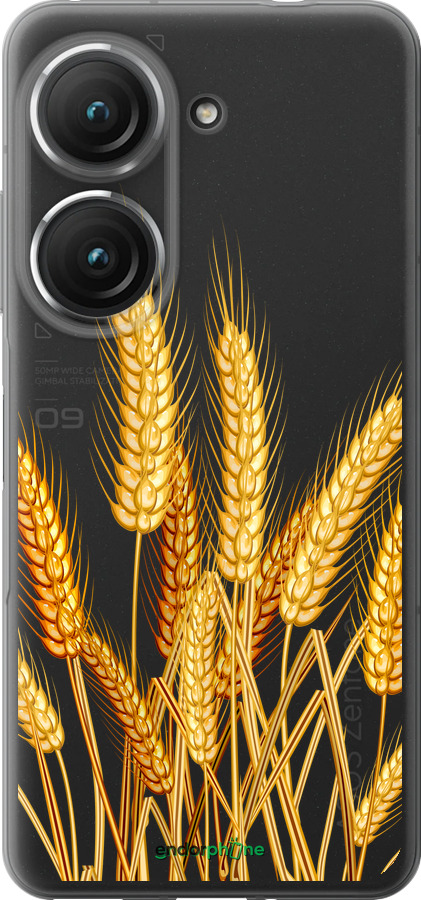 Силиконовый чехол Колоски пшеници для Asus Zenfone 9 - 5866u-2842 изображение 