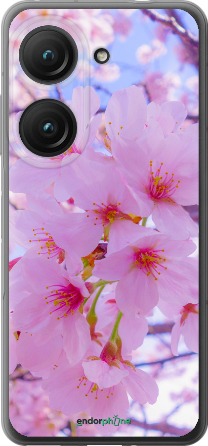Силиконовый чехол Сакура для Asus Zenfone 9 - 6029u-2842 изображение 