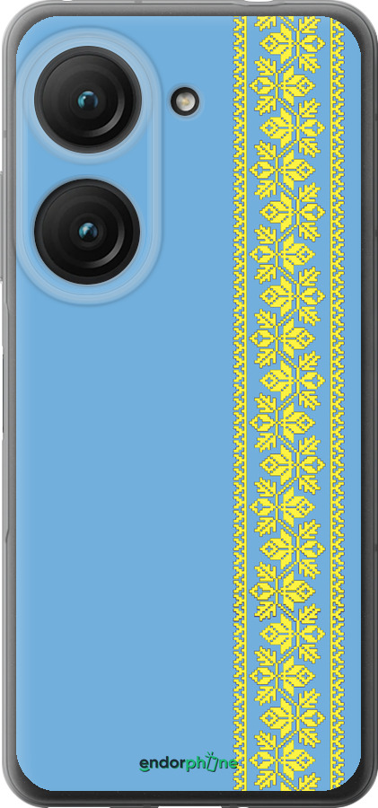 Силиконовый чехол Вышиванка 33 для Asus Zenfone 9 - 602u-2842 изображение 