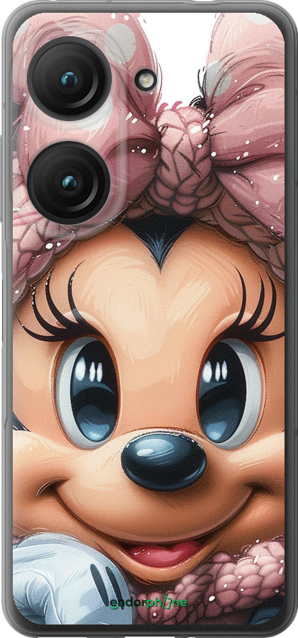 Силиконовый чехол Минни Маус с бантиком для Asus Zenfone 9 - 6055u-2842 изображение 