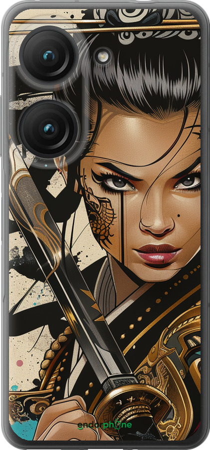 Силиконовый чехол Воительница ветров для Asus Zenfone 9 - 6077u-2842 изображение 