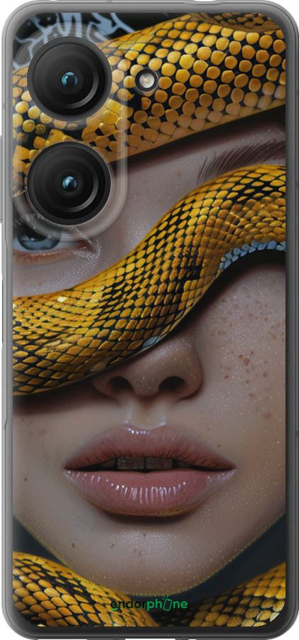 Силиконовый чехол Объятия змеи для Asus Zenfone 9 - 6081u-2842 изображение 