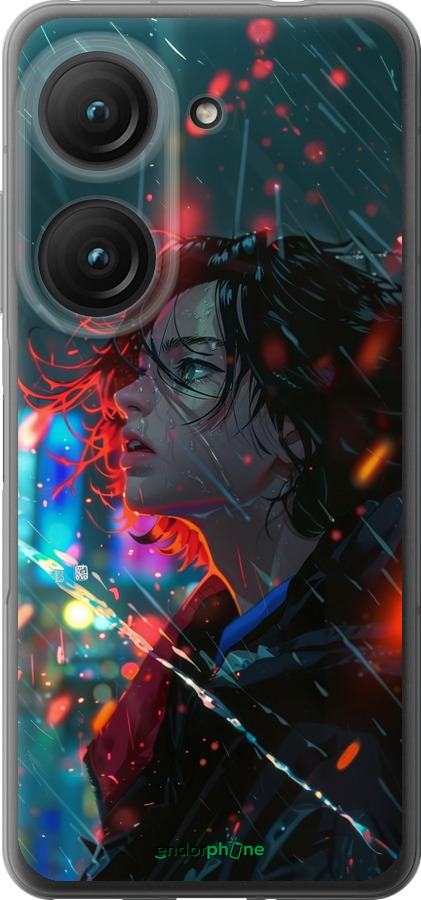 Силиконовый чехол Ночные огни для Asus Zenfone 9 - 6096u-2842 изображение 