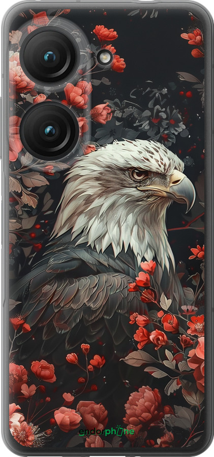 Силиконовый чехол Цветочный страж для Asus Zenfone 9 - 6102u-2842 изображение 