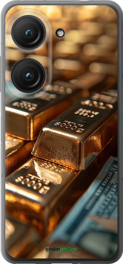 Силиконовый чехол Сияние золота для Asus Zenfone 9 - 6104u-2842 изображение 