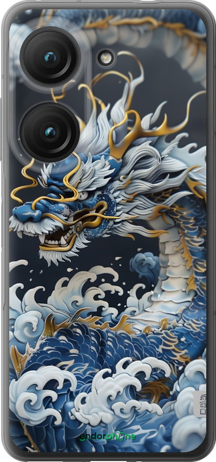 Силиконовый чехол Водяной дракон для Asus Zenfone 9 - 6113u-2842 изображение 