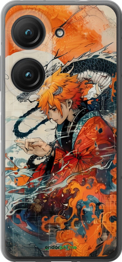 Силиконовый чехол Зеницу Агацума для Asus Zenfone 9 - 6114u-2842 изображение 