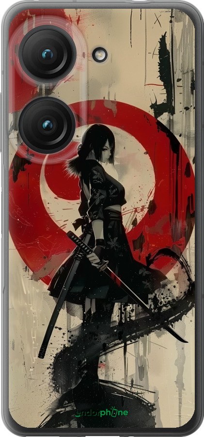 Силиконовый чехол Боевое искусство для Asus Zenfone 9 - 6126u-2842 изображение 