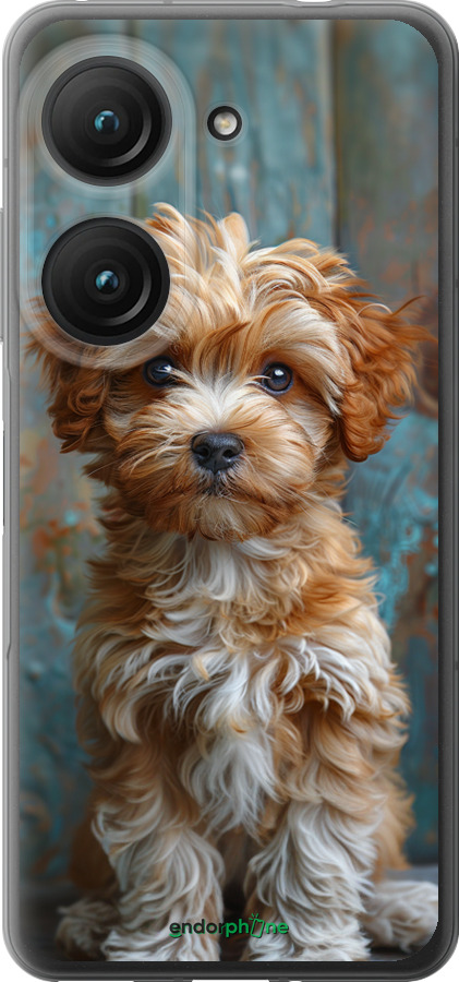 Силиконовый чехол Щенок мальтипу для Asus Zenfone 9 - 6157u-2842 изображение 