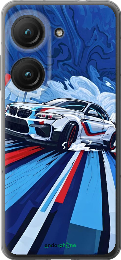 Силиконовый чехол БМВ для Asus Zenfone 9 - 6292u-2842 изображение 