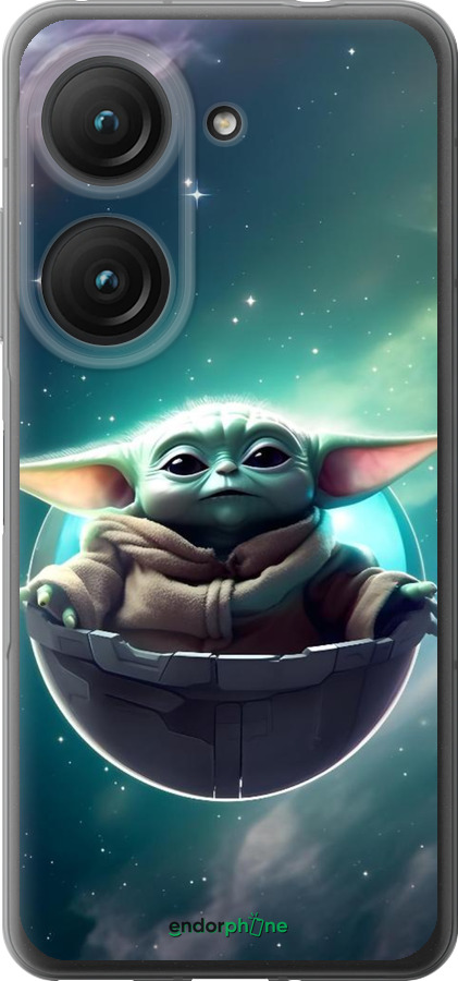 Силиконовый чехол Малышь йода для Asus Zenfone 9 - 6294u-2842 изображение 