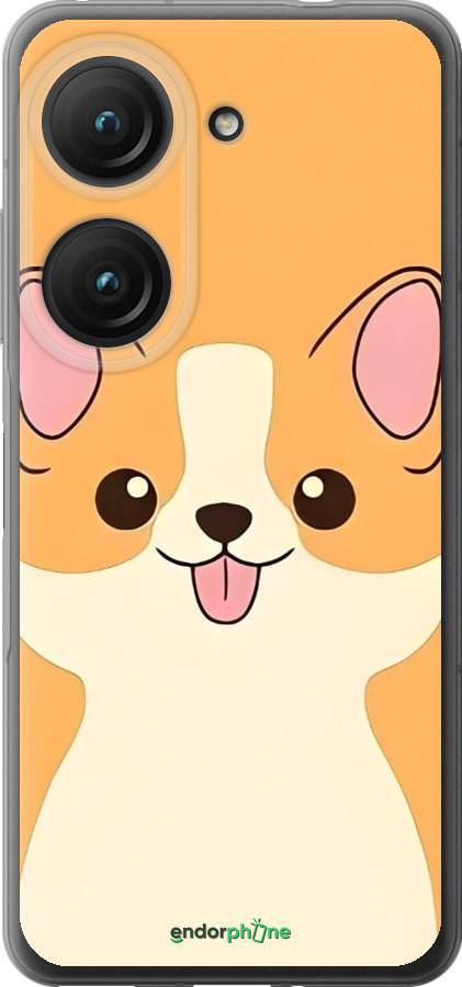 Силиконовый чехол Милый пес для Asus Zenfone 9 - 6296u-2842 изображение 