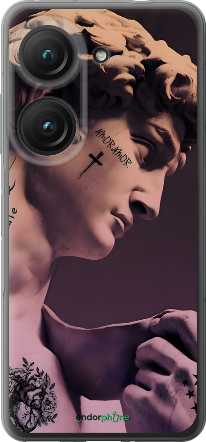 Силіконовий чехол Давид для Asus Zenfone 9 - 6302u-2842 изображение 