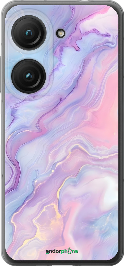 Силиконовый чехол Нежный мрамор для Asus Zenfone 9 - 6310u-2842 изображение 