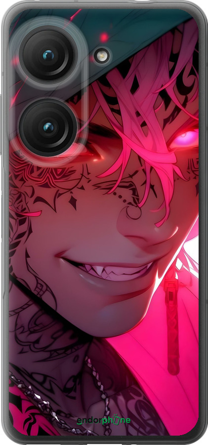 Силиконовый чехол Аниме демон 3 для Asus Zenfone 9 - 6313u-2842 изображение 