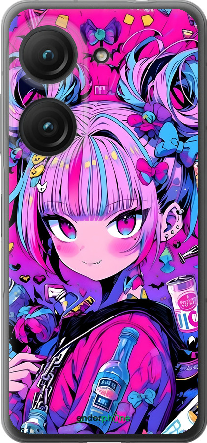 Силиконовый чехол Аниме милаха для Asus Zenfone 9 - 6314u-2842 изображение 